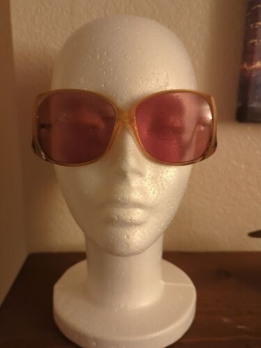 Vintage 70s Drop Arm LUV  Eyeglasses Frames Oversi