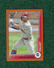 BRYCE HARPER - 2021 TOPPS BIG LEAGUE ORANGE PARALLEL CARD # 137 - PHILLIES - MLB