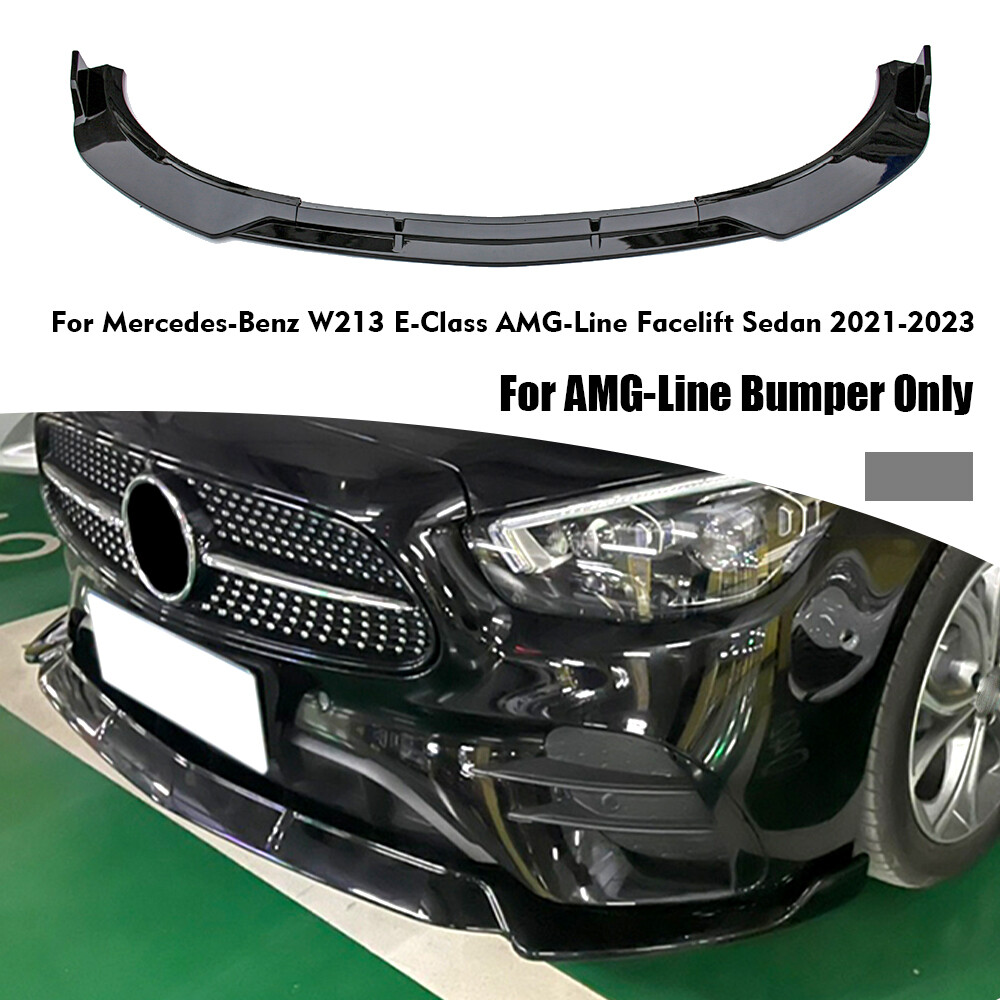 2021-2022 Mercedes W213 E350 E-Class Facelift Front Lip Splitter