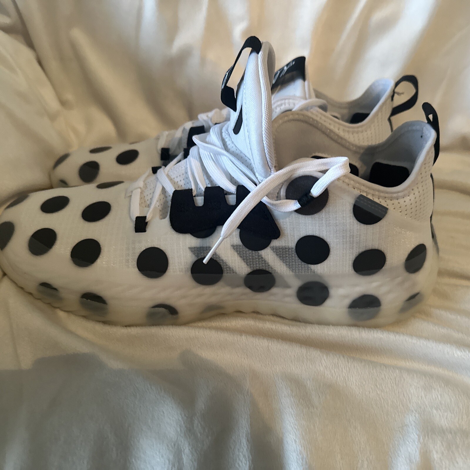 Size 15 Mens Adidas Harden Vol.5 Futurenatural Polka Dot Basketball