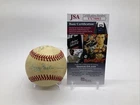 Reggie Jackson Autographed Baseball With Inscription JSA COA