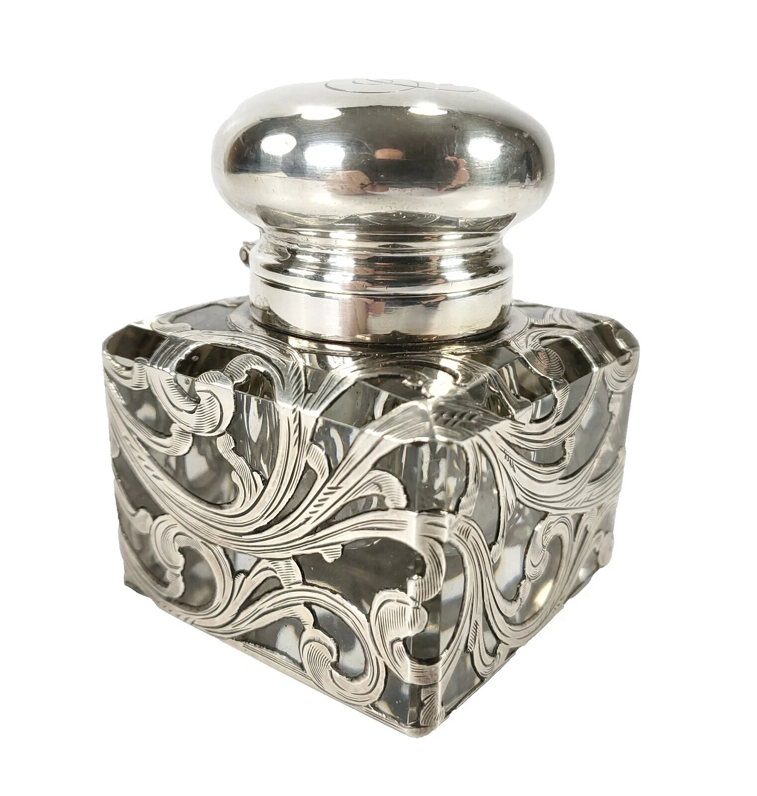 Plata esterlina Tinteros de colección