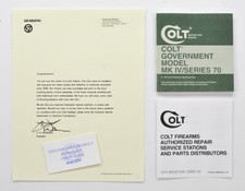 Colt Government Model Mk Ivseries 70 Manual Repair Stations List Plus. 1978