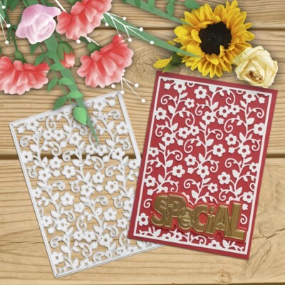 Blume Hintergrund Stanzformen Metall Cutting Dies Scrapbooking Stanzschablonen