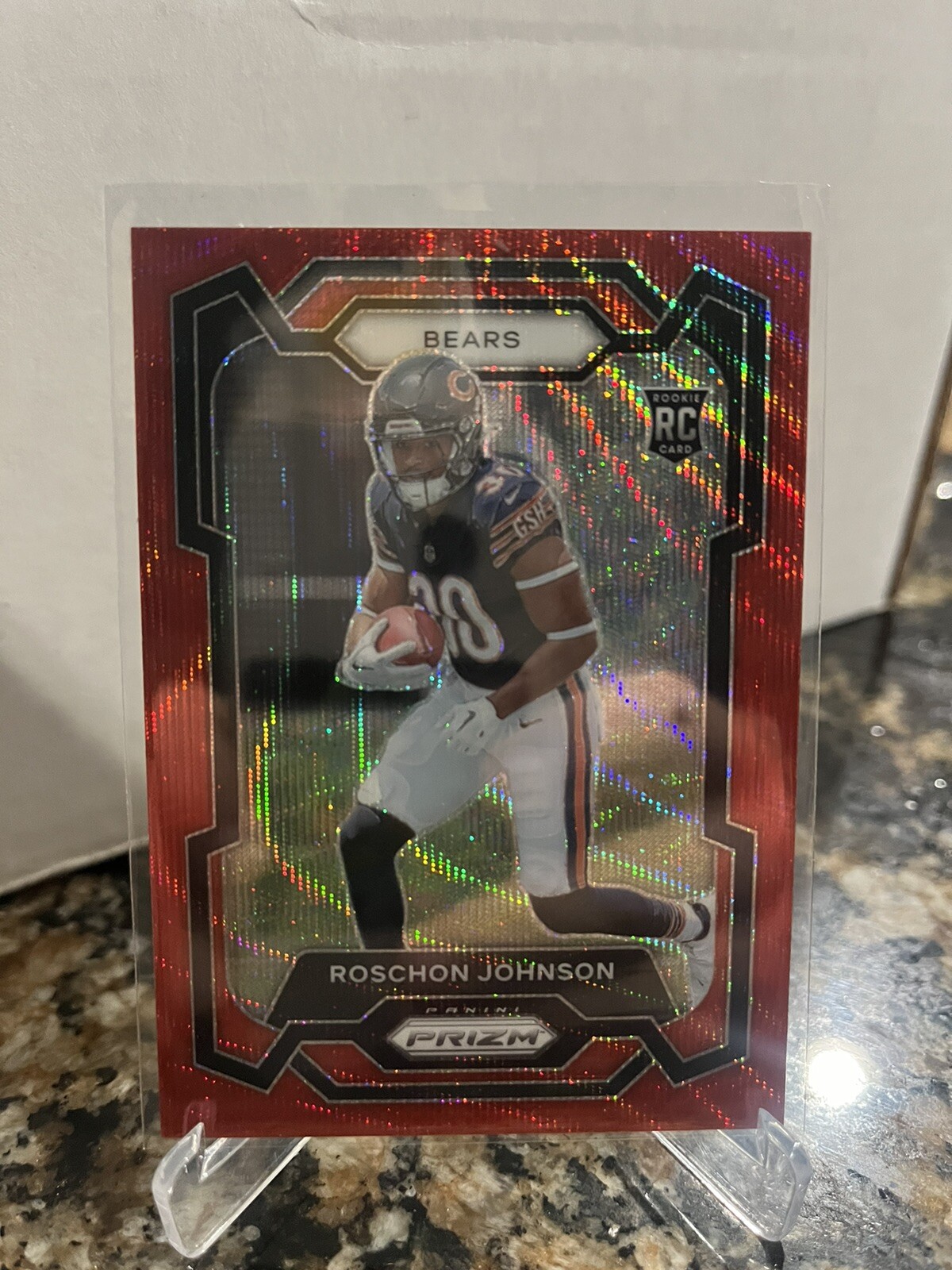 Roschon Johnson 2023 Panini Prizm Red Wave Prizm Rookie /149 #314 RC MINT