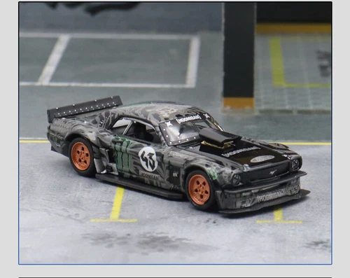 Ford Mustang Hoonicorn RTR SW 1:64 F150 simulation alloy car model - Picture 13 of 30