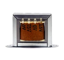 AC power Transformer IN AC 220V 110V 60Hz Out AC 75V 50mA  1.5V 1.4A  5.85VA