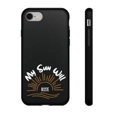 Mak's Apparel Black Sun Tough Cases Apple, Google Pixel, and Samsung Galaxy 