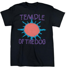 Temple of the Dog band Heavy Cotton Black T Shirt All Size JU471