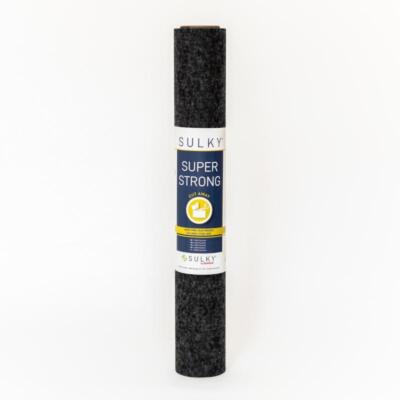 SULKY Super Strong Stabilisator (50 cm x 5 m/schwarz/Stickvlies z. Wegschneiden)