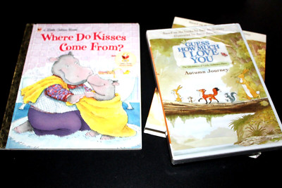 New Guess How Much I Love You DVD & Where Do Kisses Come from Book -MMX -9