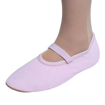 Trampolinschuhe Gymnastikschuhe Schläppchen mit Gummisohle neu rosa neu Lappade