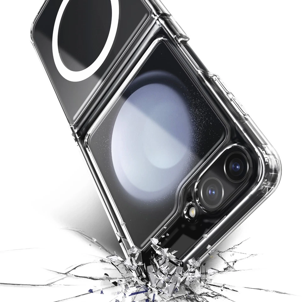 Funda protectora transparente Magsafe para Motorola Moto Razr 2023 2024 / Razr+ PLUS Foto 3 de 4