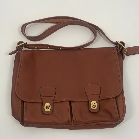 NWT Coach leather field British messenger bag eBay