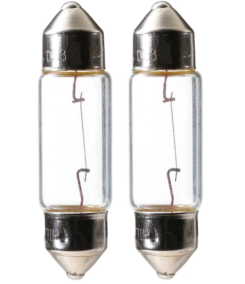 Philips LongerLife DE3425 10W Dos Bombillas Maletero Carga Luz Repuesto Lámpara de Stock Foto 4 de 4