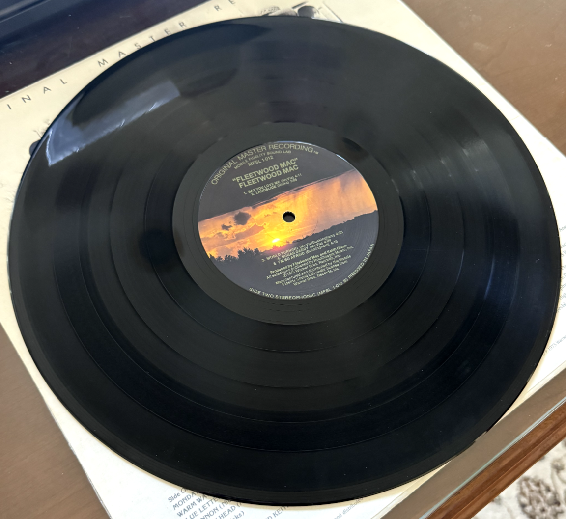 Fleetwood Mac self titled ORIGINAL MASTER RECORDING LP 1975. Pressed in