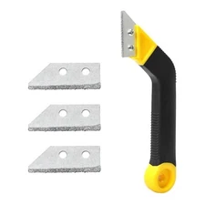 Grout Removal Tool, Stainless Steel Grout Saw, Caulk Remover Tool with Multip...