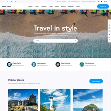 🌍 Travel Agency Website Design for Sale with Free VPS Web Hosting