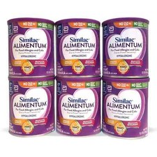 6 Similac Alimentum Hypoallergenic Infant Formula - 12.1 oz - Expiration 1/27