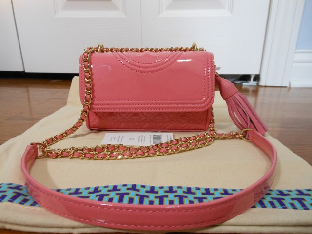 pink tory burch fleming