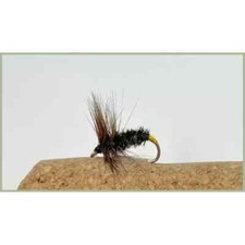Dry Trout Flies, 6 Pack Coch Y Bonddu Dries, Choice of sizes, Best Dry Flies