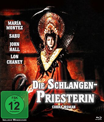 Maria Montez DIE SCHLANGENPRIESTERIN - COBRA WOMAN BLU-RAY NEU