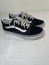 Vans Ward Old Skool Womens size 4 Shoes Black White Classic Casual