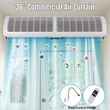 36" Commercial Air Curtain Magnetic Door Switch UL Certified 50 dB A Silent