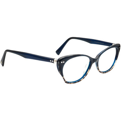 Seraphin Eyeglasses Halifax/8134 Blue&Leopard Cat Eye Japan  display picture 2