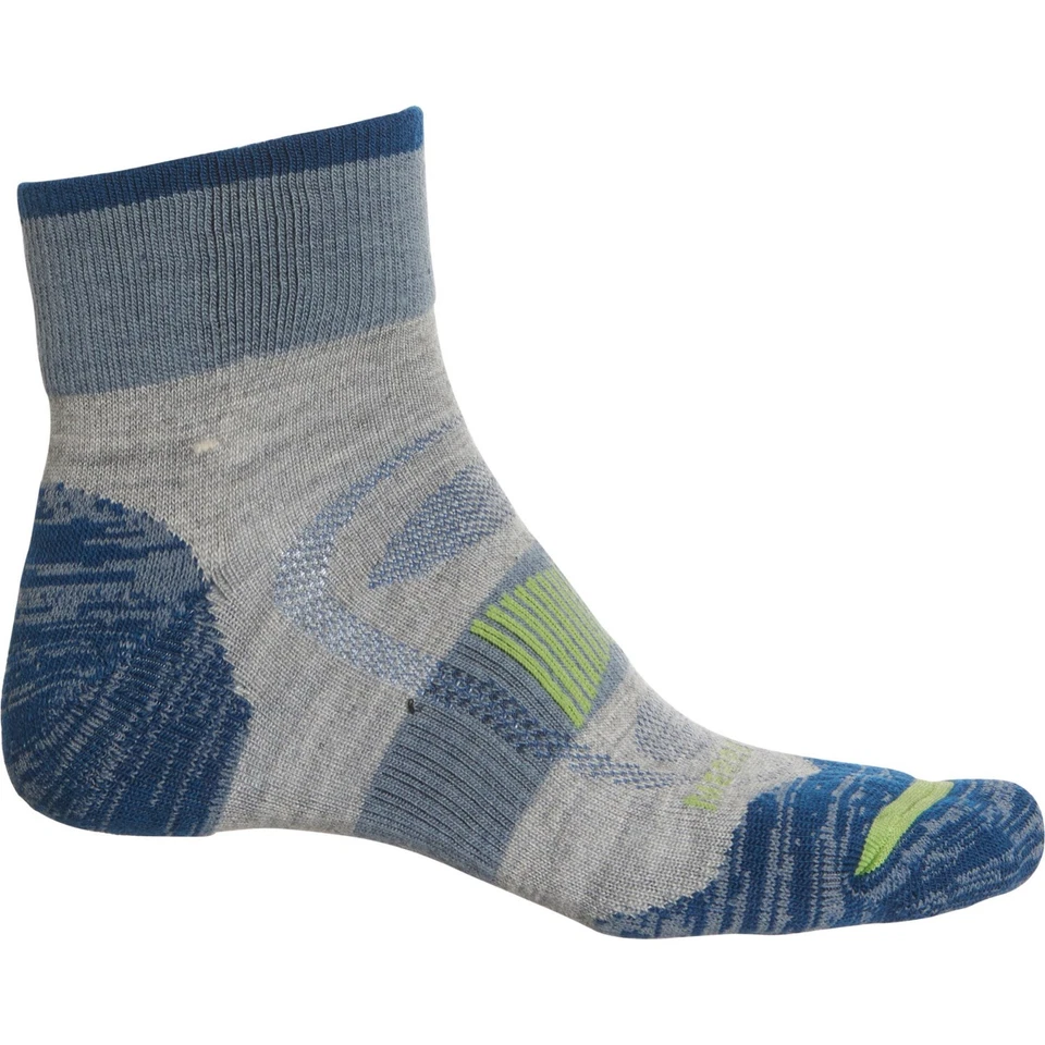 NEW Merrell Merino Wool Zoned Hiking Quarter Crew Socks Men's M/L ( Size 9½-12) - Image 4 of 4