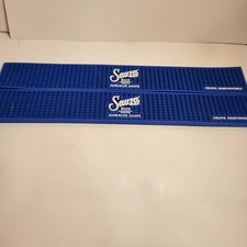 Sauza Blue Tequila Agave Spill Rail Bar Drip Rubber Mat Liquor 23 x 3.5 Lot of 2