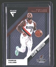 2022-23 Panini Flux Damian Lillard Flow Motion Portland Trail Blazers #12 Insert