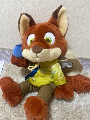 Disney Nick Wilde Plush Toy Zootopia Disney Store Limited Edition Used