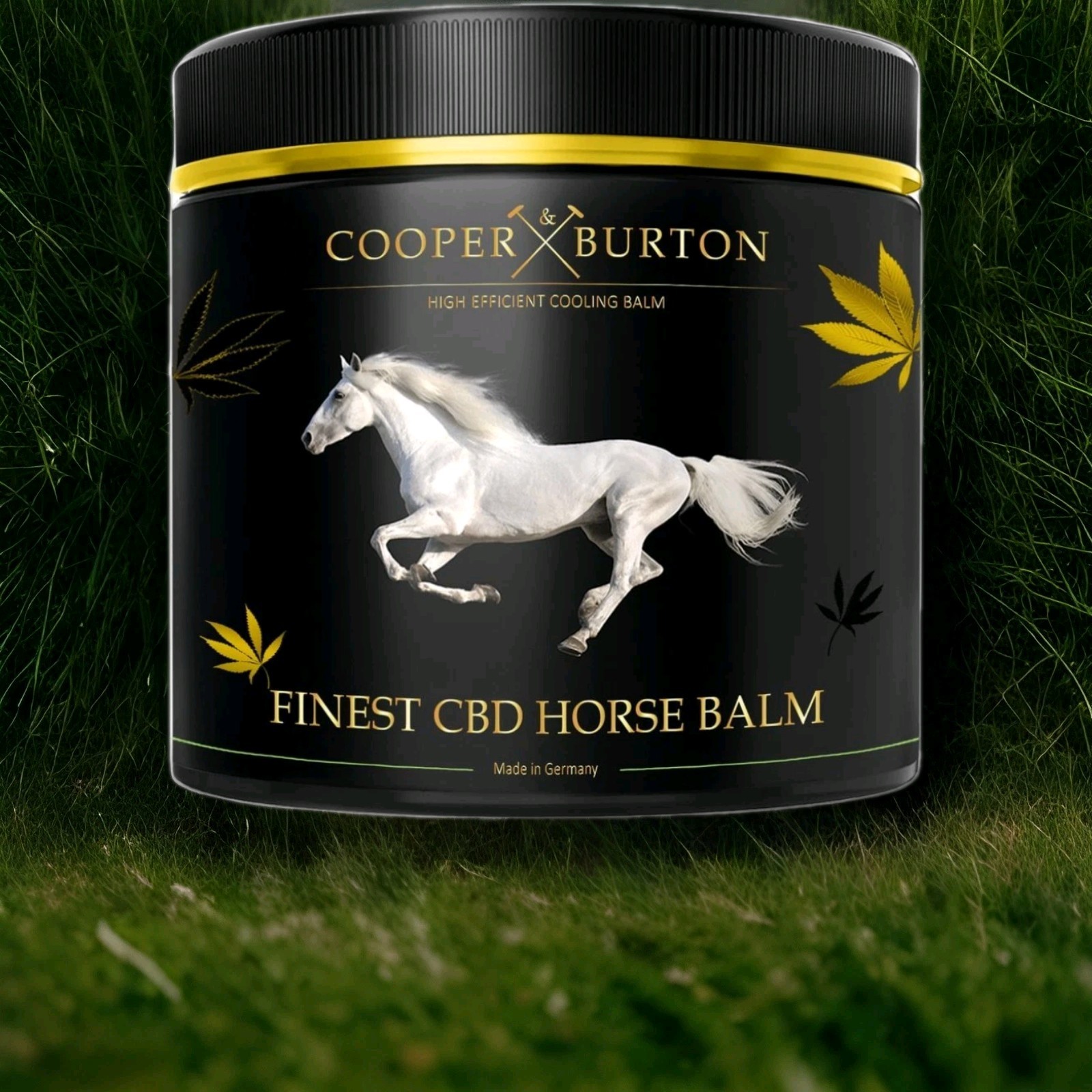 COOPER & BURTON CBD Hanf Creme | Pferdebalsam mit CBD Öl