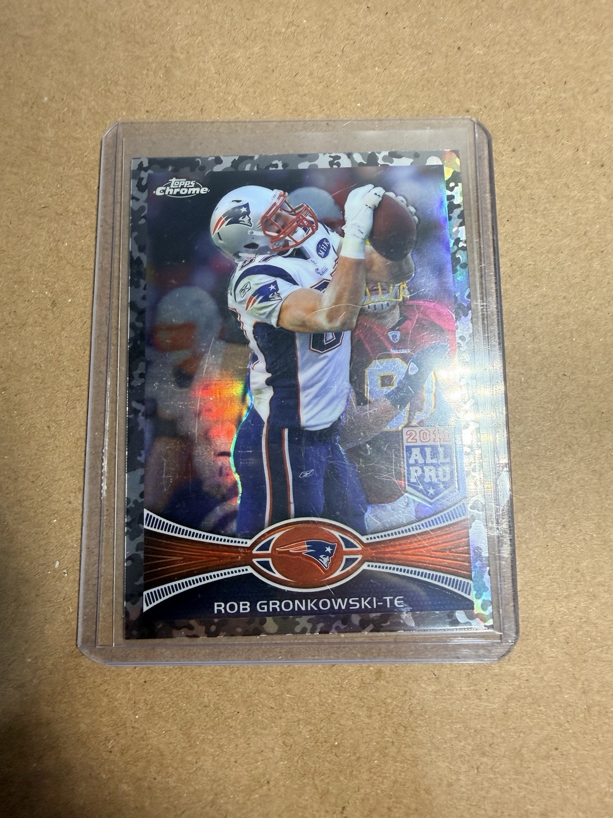 2012 Topps Chrome - Rob Gronkowski All-Pro Camo Refractor /499