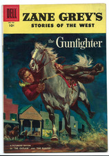 ZANE GREY'S STORIES OF THE WEST 28 -- THE GUNFIGHTER -- DELL COMICS -- 1956