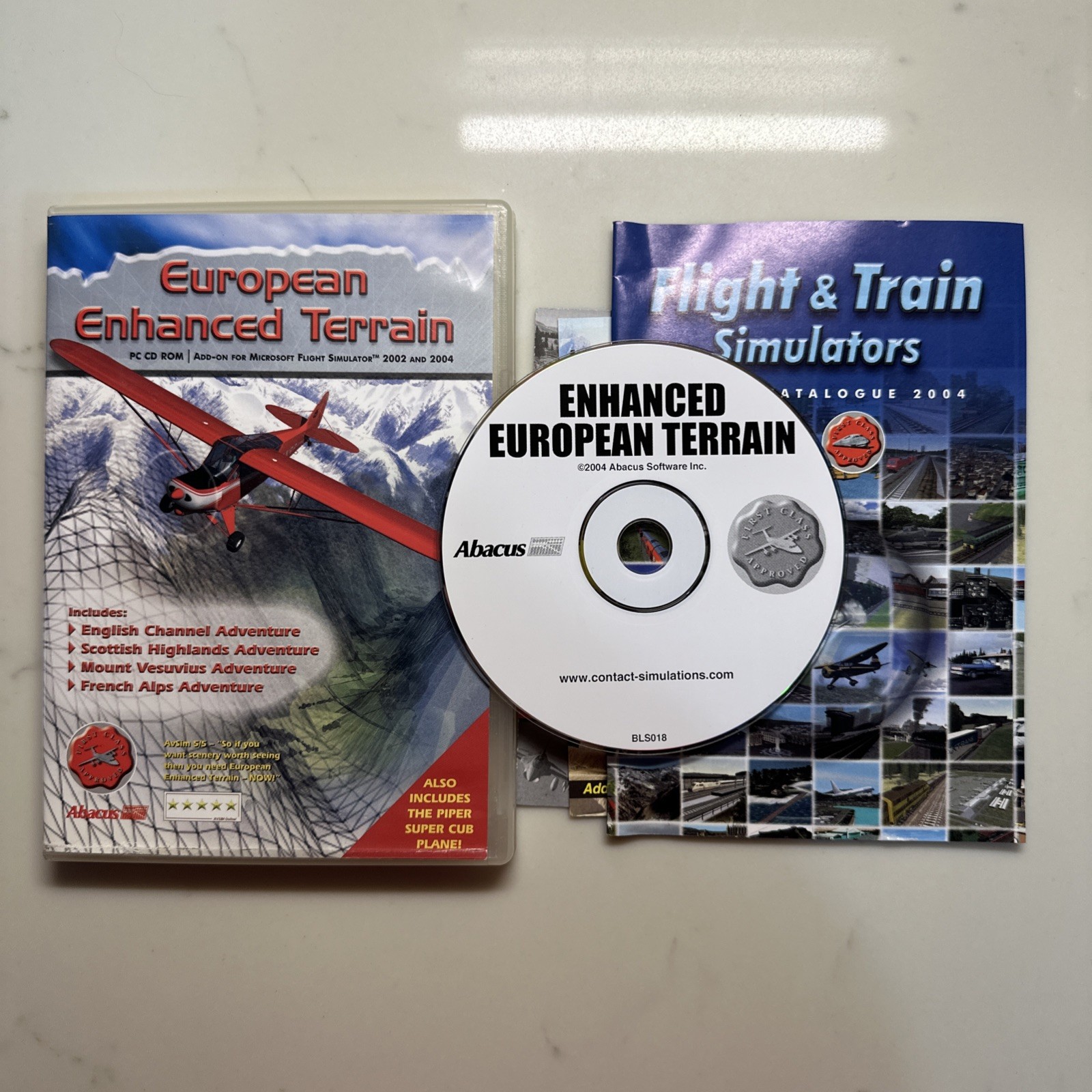 European Enhanced Terrain - Microsoft Flight Simulator 2002 & 2004 Add-On - PC