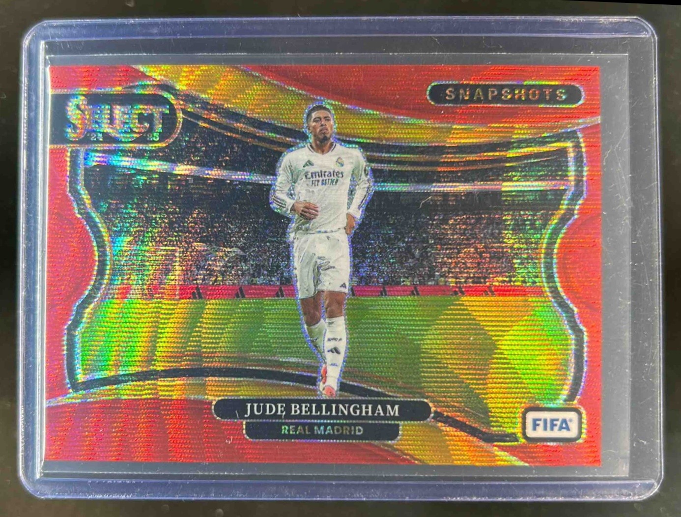 Carte Panini Select La Liga 2023-24 - Jude Bellingham (Real Madrid) - Red Wave #/65