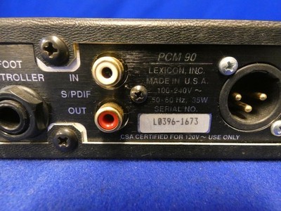 Lexicon PCM 90 Digital Reverberator | eBay
