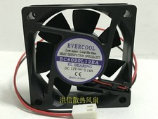 1 PCS EVERCOOL Fan EC6020L12EA DC12V 0.14A 60 *rr