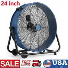 24inch High Velocity Tilt Drum Fan 3 Speed 88...