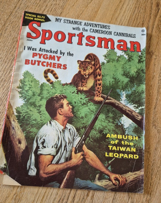 Sportsman Magazine 1957 Taiwan Formosan Leopard