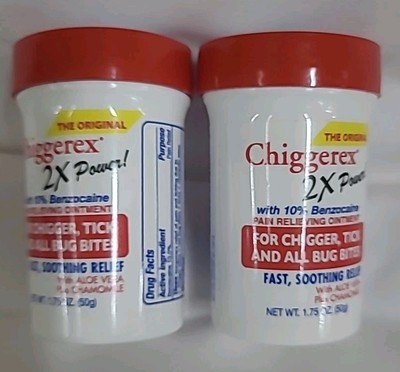 CHIGGEREX 2X POWER MEDICATED OITMENT  FOR ALL BUG BITES- 1.75 Oz EXP.09/2026+