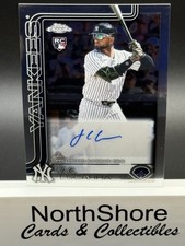 2025 Topps Chrome - Autographs JC Escarra #AC-JE (RC) - New York Yankees