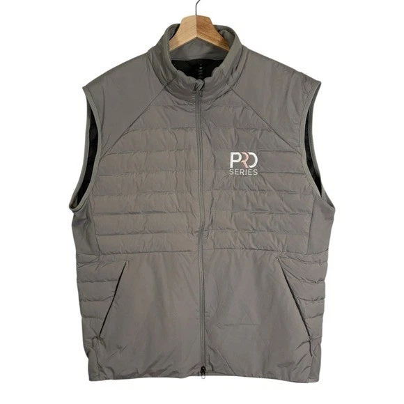 Lululemon Down For it All Full Zip Insulated Puffer Vest Gray Size XL Mens