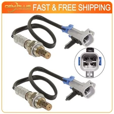 2Pcs Up/Downstream O2 Oxygen Sensor For 2000-02 Chevy Silverado GMC Sierra 1500