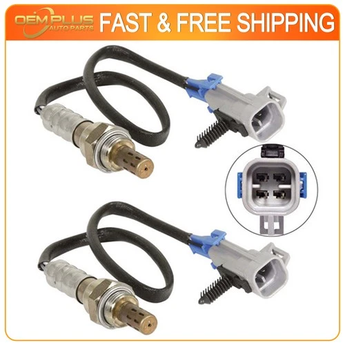 2Pcs Up/Downstream O2 Oxygen Sensor For 2000-02 Chevy Silverado GMC Sierra 1500