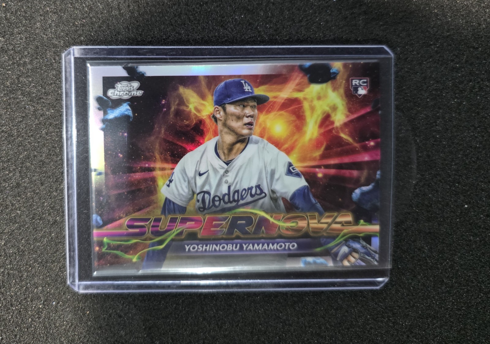 2024 Topps Cosmic Chrome Yoshinobu Yamamoto SPN-4 Supernova SSP RC WS MVP