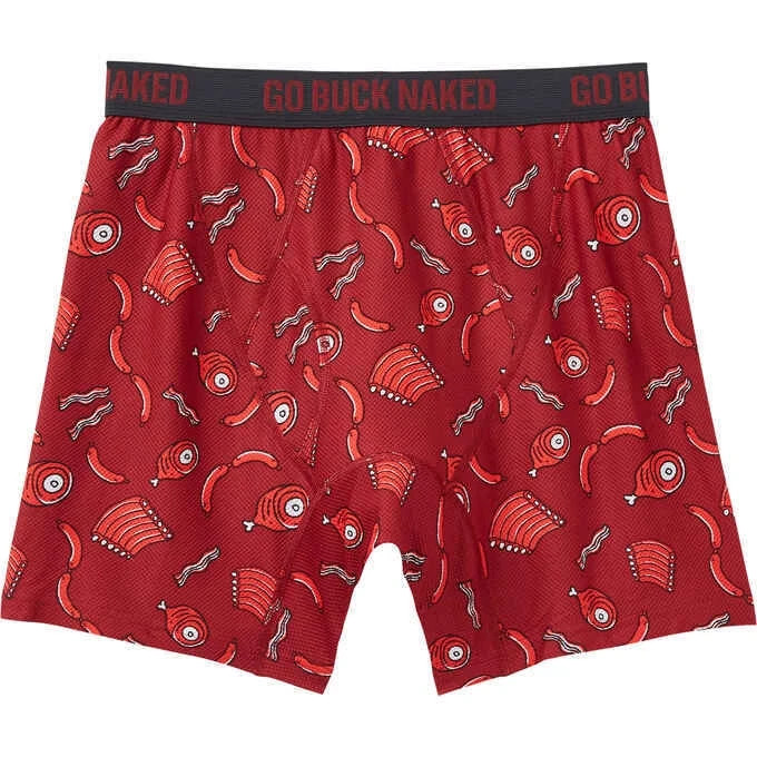 1 Pair Small Duluth Trading Buck Naked Boxer Brief Medium Rare Meat 76715 image 2