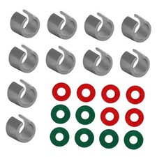 10 Pcs Battery Terminal Shims Caps,with 12 Pcs Washers for Post Ends
